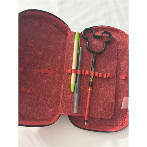 Pixar Cars Lightning McQueen 95 Rust-Eze 3D Zip Pencil Case Disney Store - Picture 7 of 16